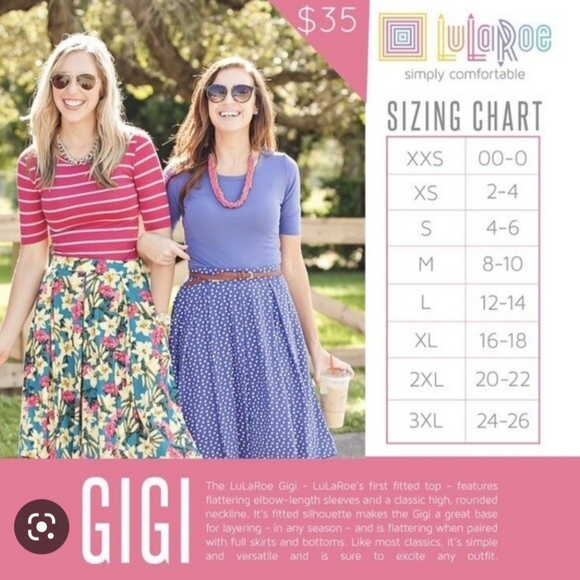 🖤 LuLaRoe Gigi  Top Size Small - Solid Black Noir collection NWT - Picture 2 of 2